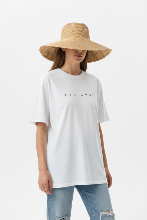 BloodMoon White Tee Front