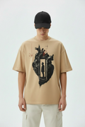 Caucasian Male – Cream Tee, More Tilt