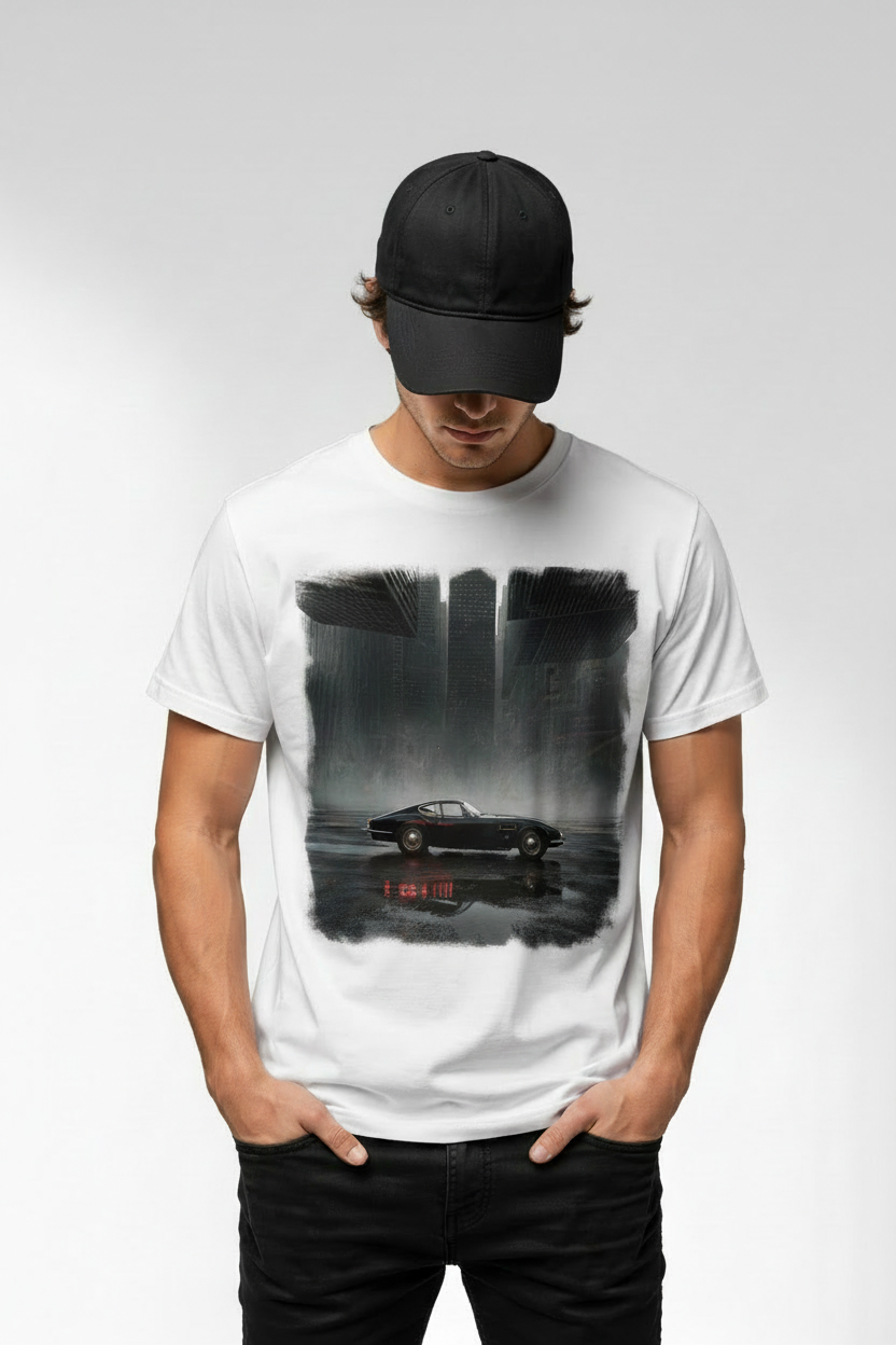 White Tee Model